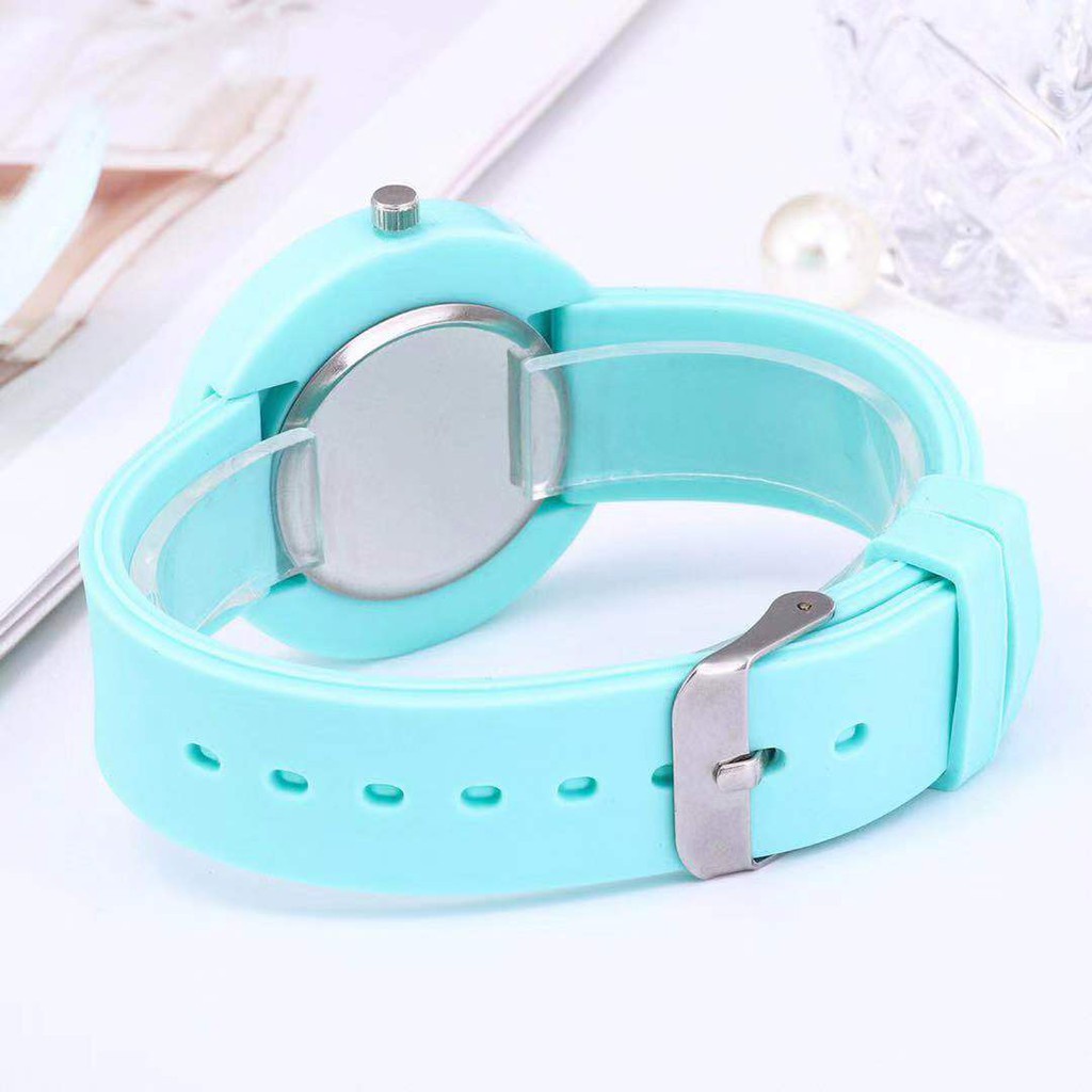 ✅Grosir Jam Senen Jam tangan Pria Wanita Harajuku Korean Simple Fashion Casual Jelly Men Women Watch