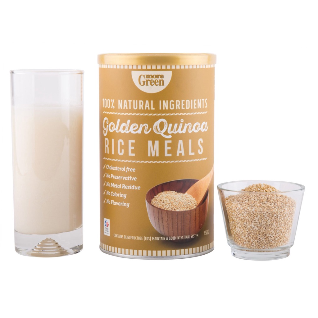 

More Green Golden Quinoa Rice Meals 450g/Kaleng-tingkatkan bakteri baik dalam tubuh