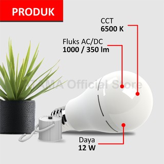  Lampu  LED Emergency  ATAMA Prestige Tipe 12 5 Shopee  