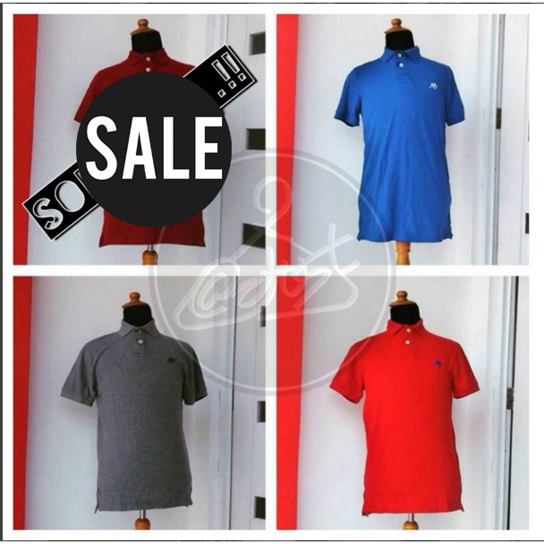 Aeropostale Kaos Poloshirt Pria