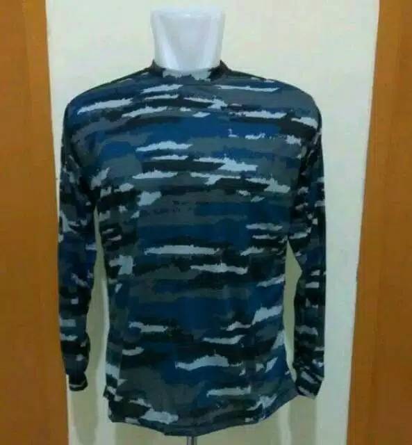 kaos panjang loreng deker army/kaos deker bantalan tactical outdoor/AD/AU/AL/pramuka/camo/umum