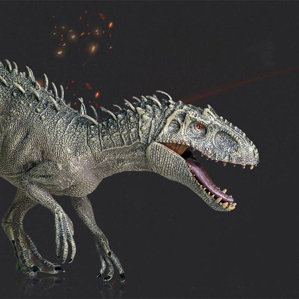 Quinton Indominus Rex Action Figure Kreatif Novelty Dinosaur Animals World Jaw Dinosaurus Animal Simulasi Mainan Permainan Keluarga Koleksi Mainan Simulasi Tirani Naga