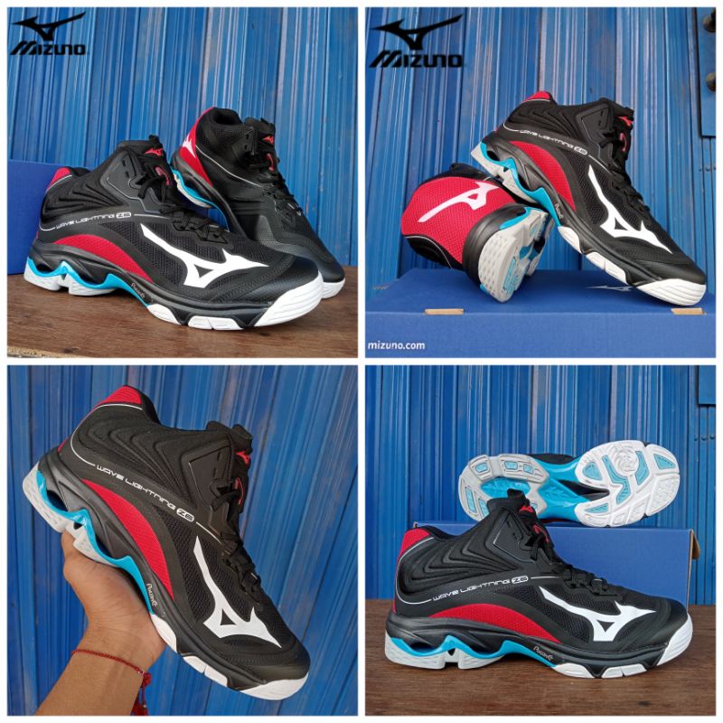 Sepatu Volley Mizuno WLZ 6 Black Red