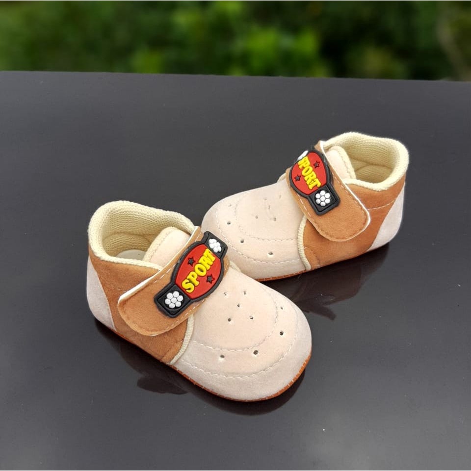 VINANDOZ PRL01 Sepatu Bayi Prewalker anak 1 s/d 12 bulan - Sepatu baby Motif Sport Lucu