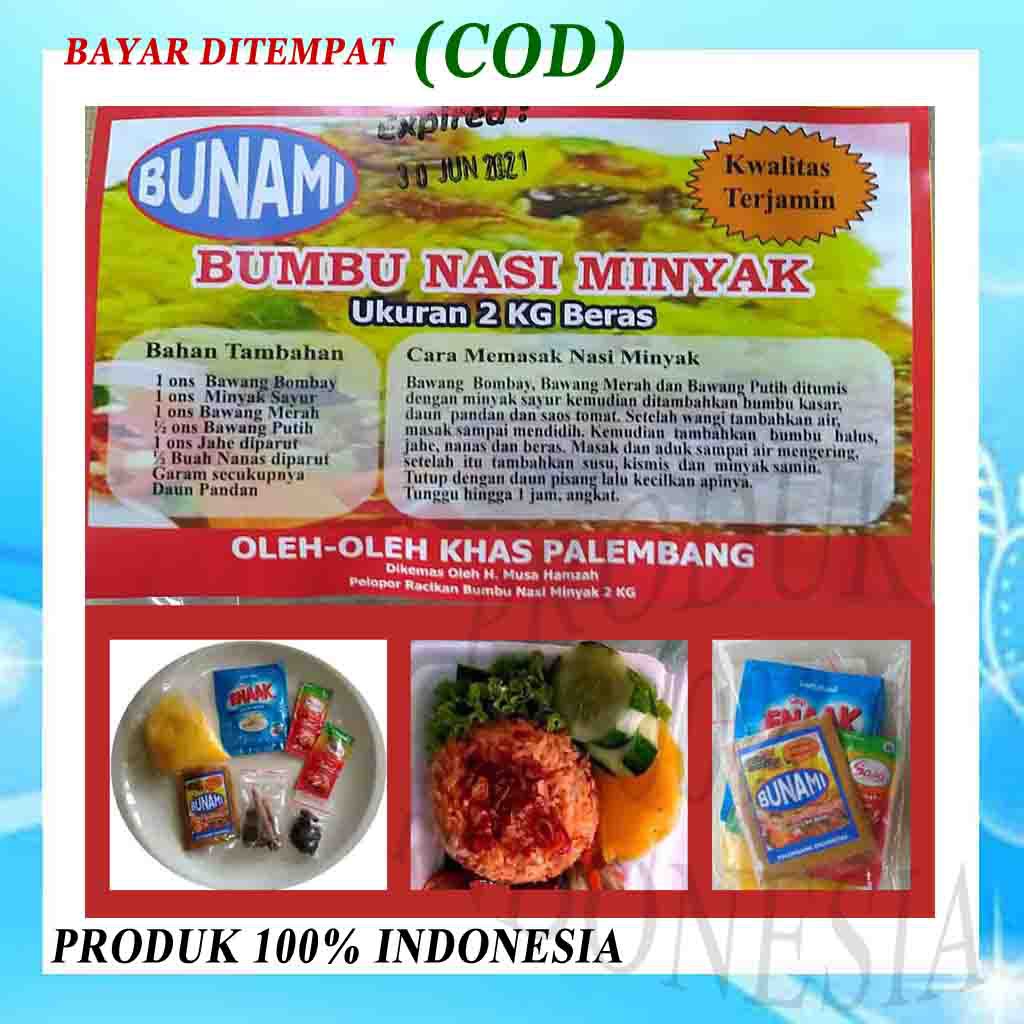 

Bumbu Nasi Minyak Palembang - Produk 100% Indonesia - Lengkap Ukuran Masak Beras Maksimal 2 Kg