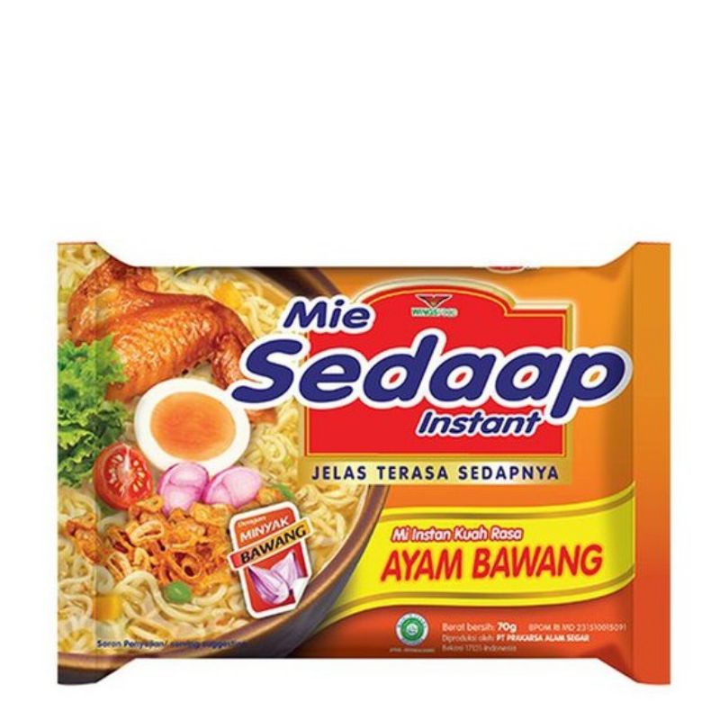

Sedaap Mie Instant Ayam Bawang 70G