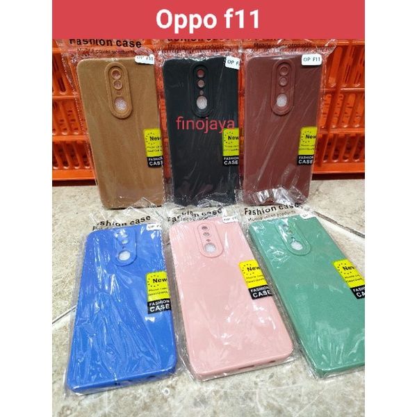 Softcase Oppo F11 Silikon Casing Selicon Case Macaron Pelindung Pro Camera