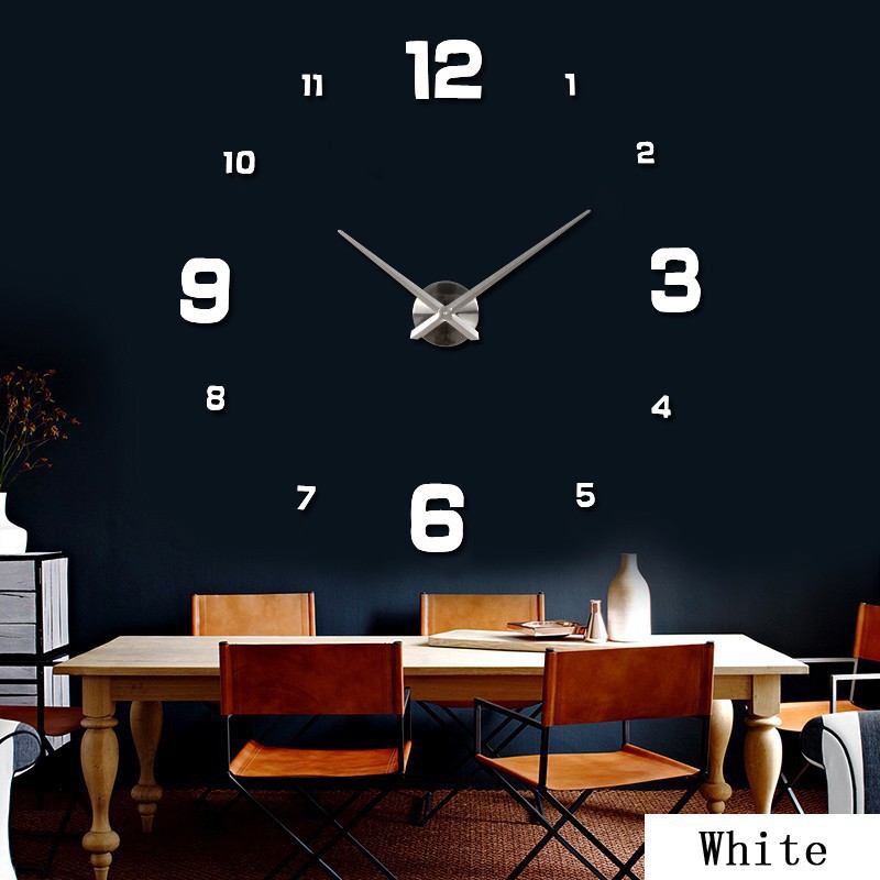 Grab medan Jam Dinding Besar DIY Giant Wall Clock Quartz Creative Design 90-120cm - DIY-102