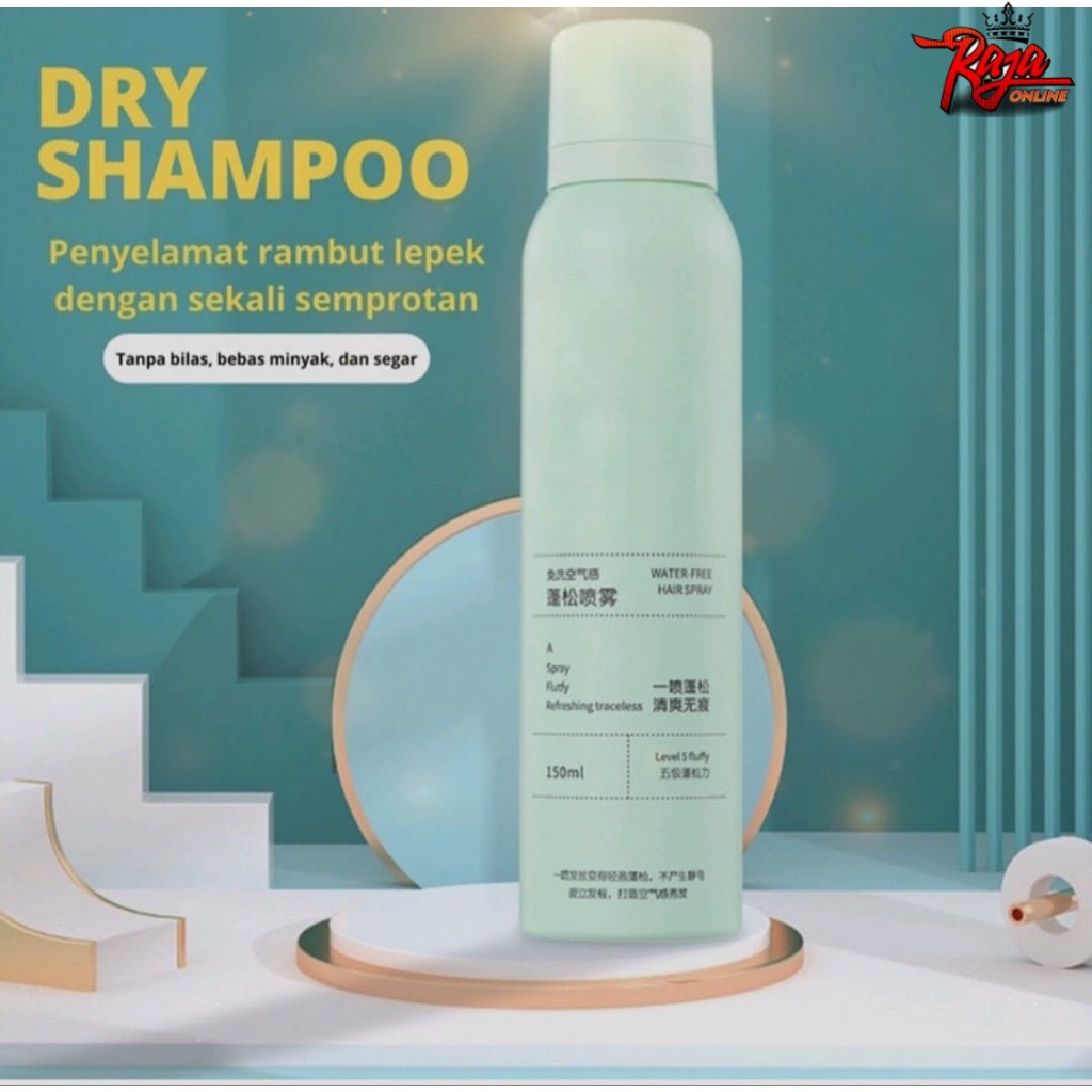 SH150 - Dry Shampoo Semprotan Rambut Kontrol Rambut Berminyak