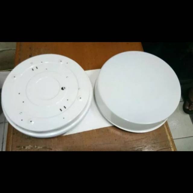 Kap Lampu Baret / Kap Baret Diameter 25cm + Fitting E-27 / TL Ring