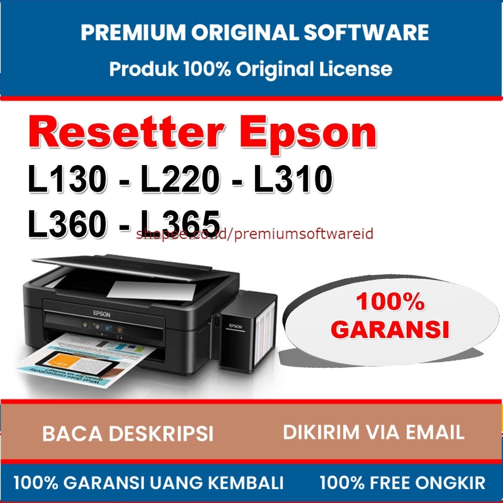 Software Resetter Epson L365--L360-L310-L220-L130 Original Full Version