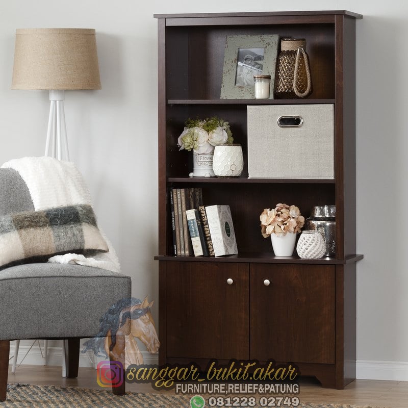 Lemari-Buku-Kayu-Jati
