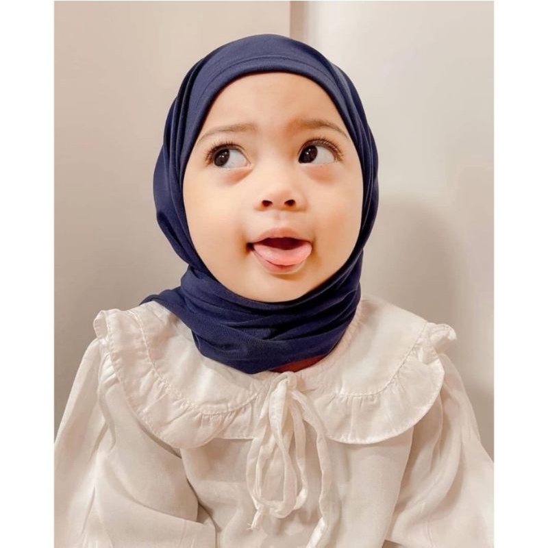 Kerudung CAMILA Anak | Pashtan Anak | Hijab Camila | Pashmina Instan Anak Jersy Premium