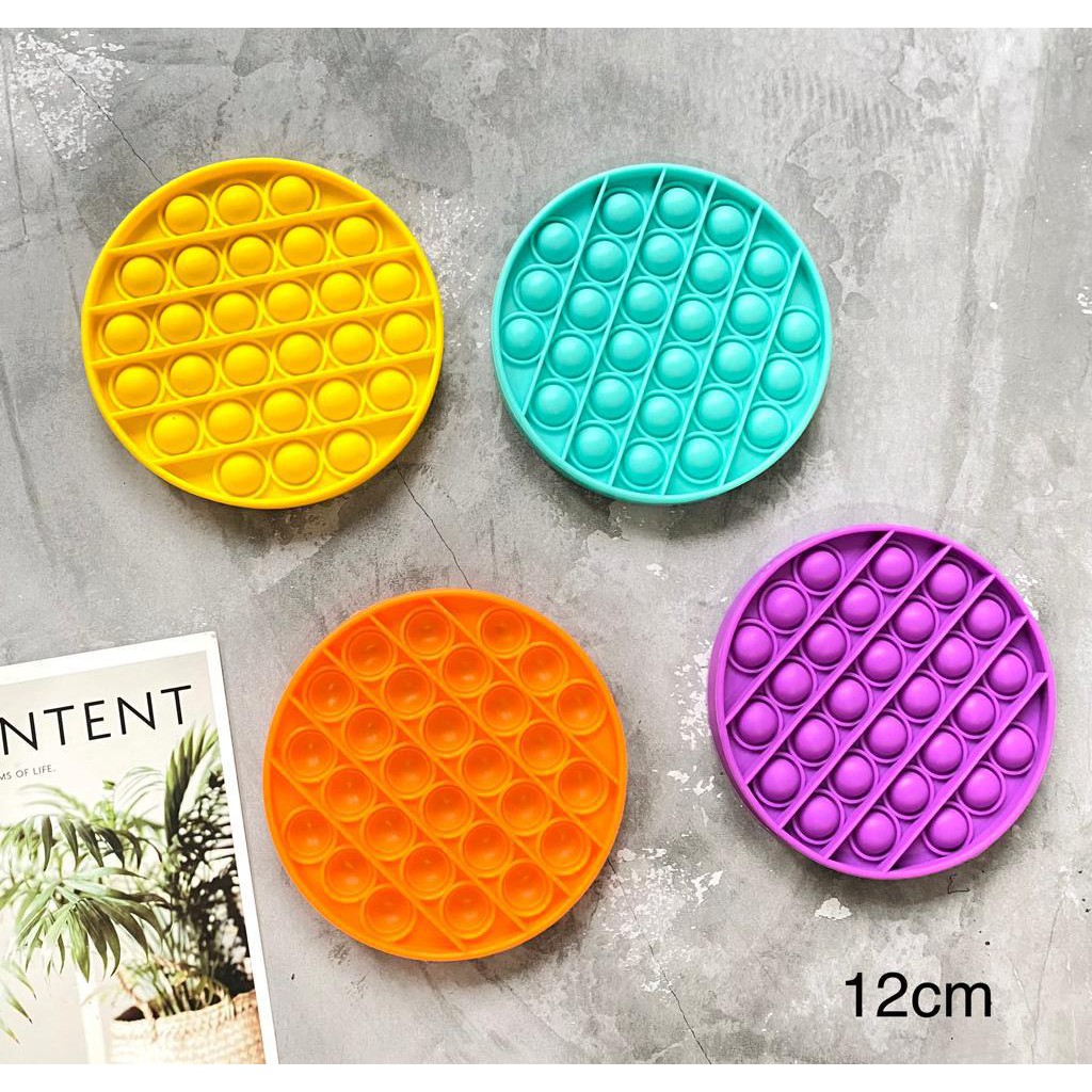 POP IT RAINBOW MAINAN SENSORY / MAINAN VIRAL POP IT RAINBOW JUMBO-Bulat random polos