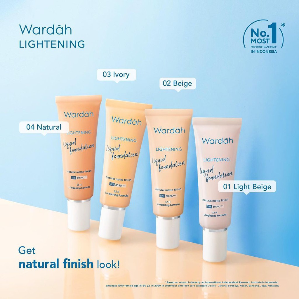 Wardah Lightening Liquid Foundation 25ml