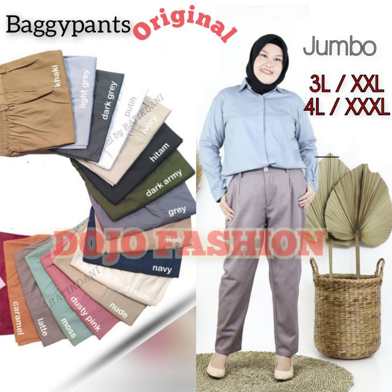 BAGGY PANTS JUMBO / BAGGY XXL / 4L / 5L / beggy jumbo / celana wanita jumbo