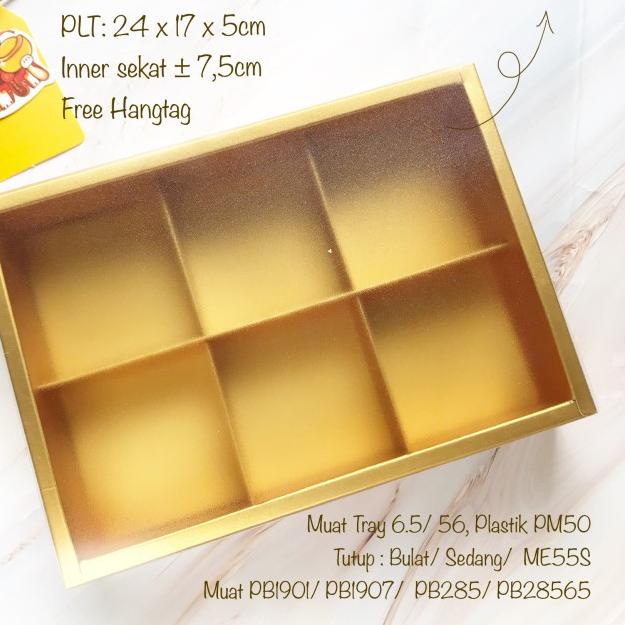 

Terbaru! K9082 Kotak Emas +Mika Doff Mooncake/ Cookies/ Nastar K77/ K25/ K33/ K90 .,