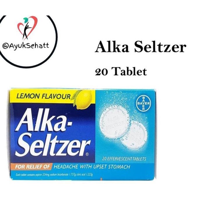 Jual Alka Seltzer (untuk Sakit Kepala Perut Kembung Mual Dan Hangover ...