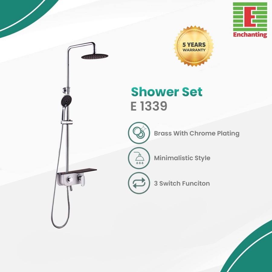 Shower Set Mandi Europe Enchanting E1339 Bergaransi