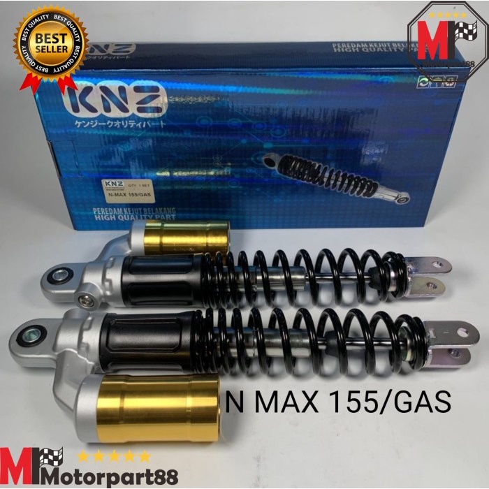 SHOCK SHOKBREAKER BELAKANG N MAX NMAX 155 GAS PER HITAM KNZ