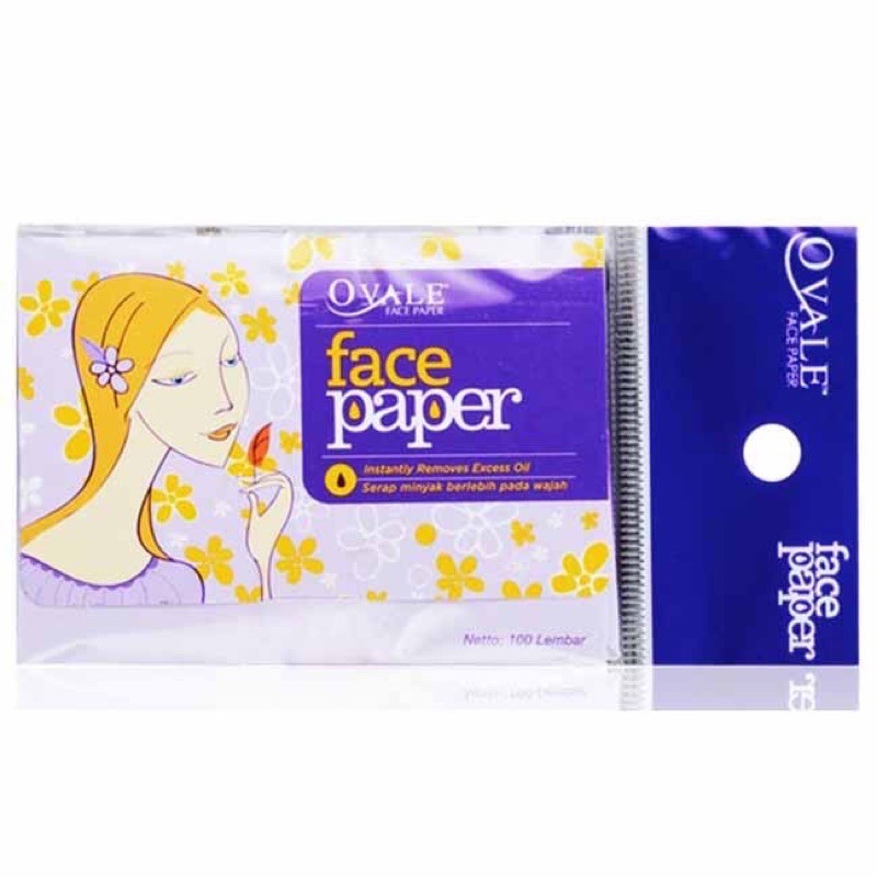 Ovale Face Paper 100 lembar