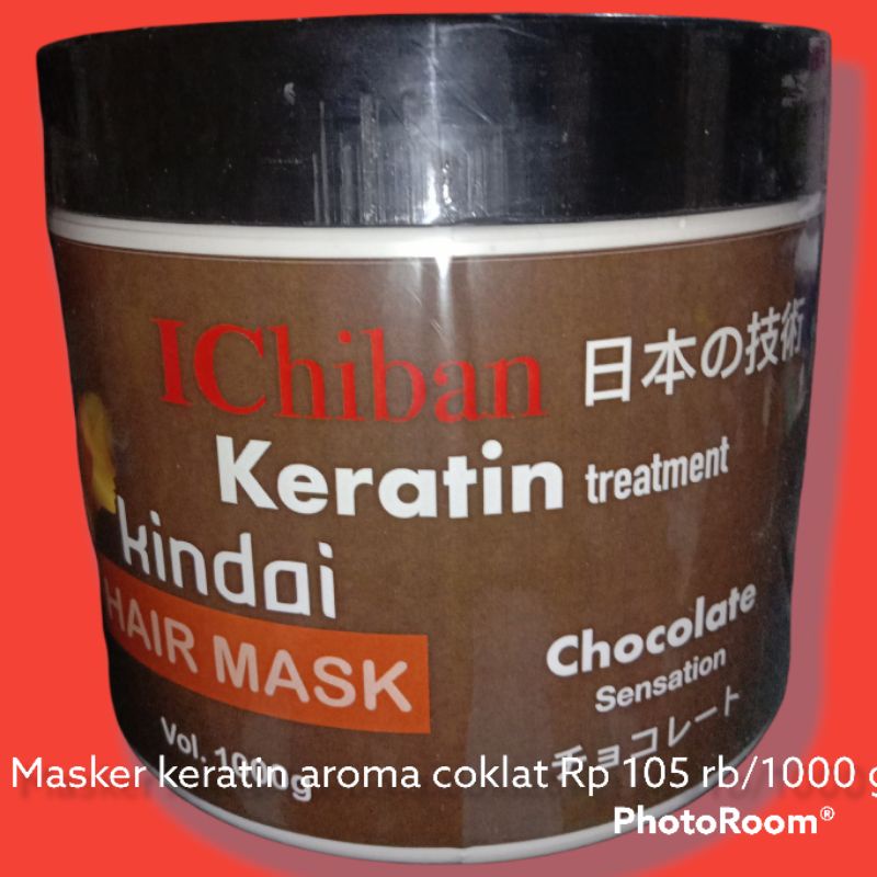 hair mask keratin ichiban aroma coklat 1 kg by Kindaitech kaneyama formula Jepang