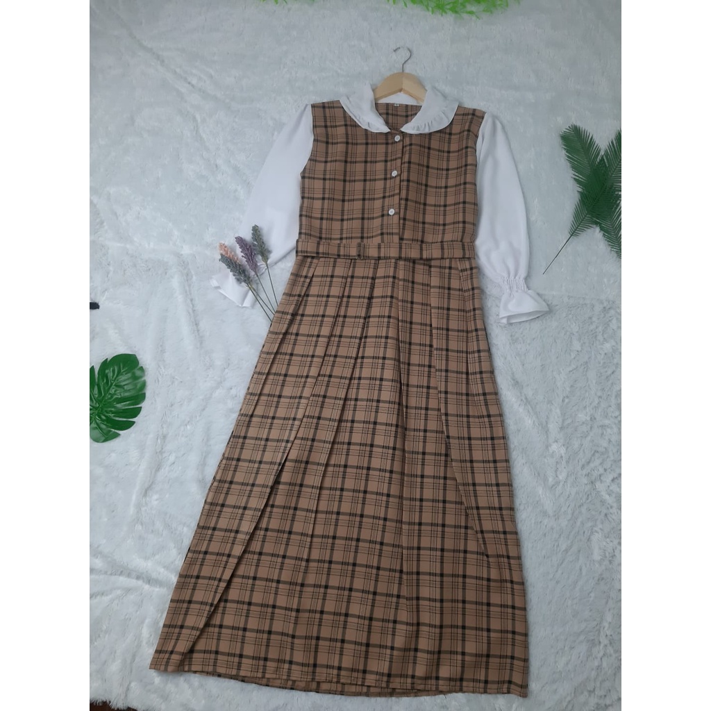 Baju Gamis Wanita Remaja Murah NB /XL Letsmuslimah Cewek Muslim Hijab Syari Muslimah 2022 Terbaru Lt-3