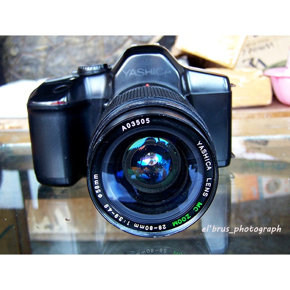 kamera analog jadul YASHICA 109- lensa manual YASHICA 28-80mm F3.9 - code *00020*
