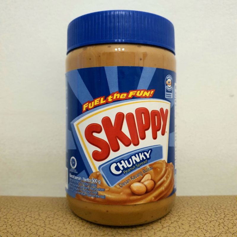 

Skippy Chunky Peanut Butter 500 Gram Selai Kacang Kasar 500gr