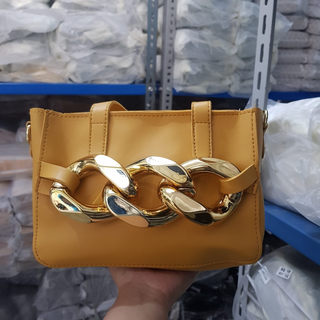 [✅BISA COD] 2275 TAS TANGAN RANTAI TEBAL (REAL PICTURE)