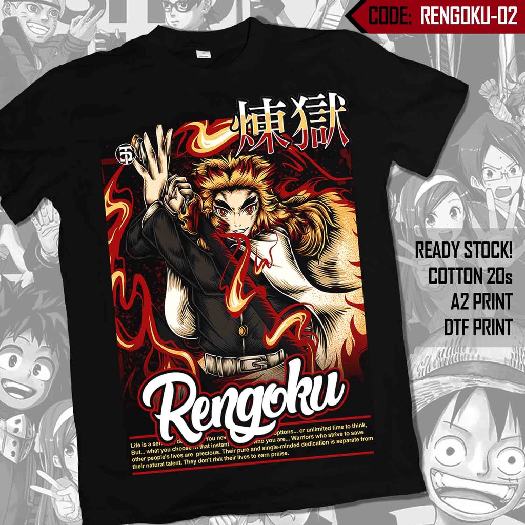 READY STOCK! KAOS KIMETSU NO YAIBA, Demon Slayer. Tanjiro, Zenitsu, Rengoku.