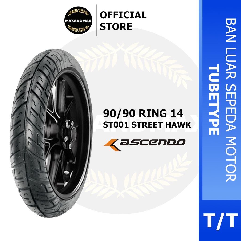 Ban Motor ASCENDO 90/90-14 ST001 STREET HAWK Tubetype Ring 14