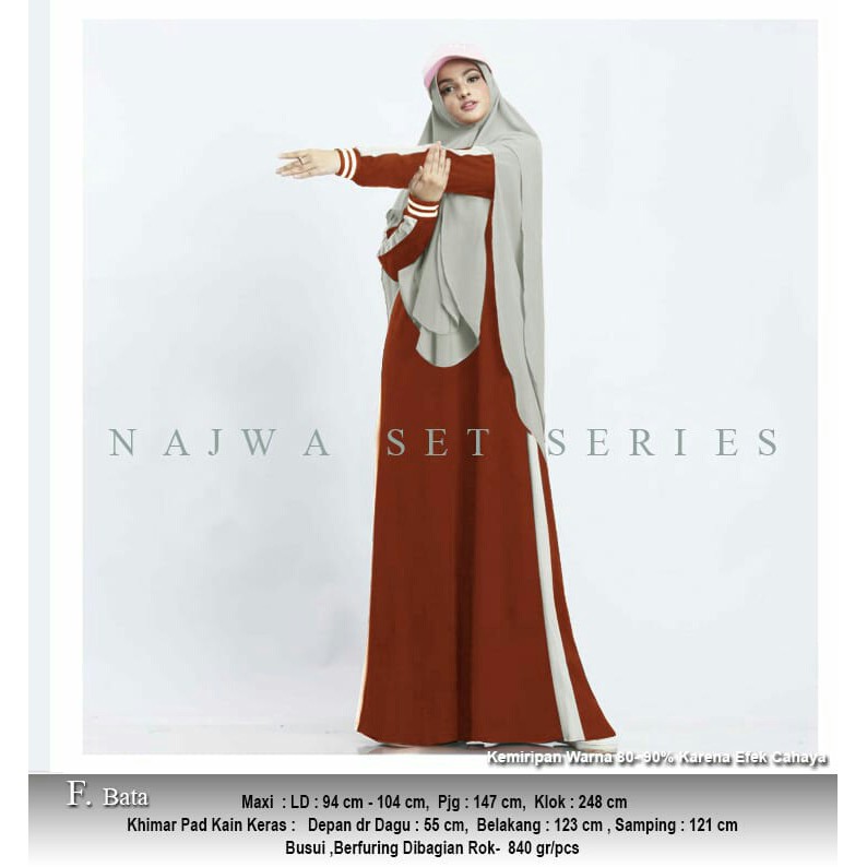 GAMIS SYARI  NAJWA SET SERIES