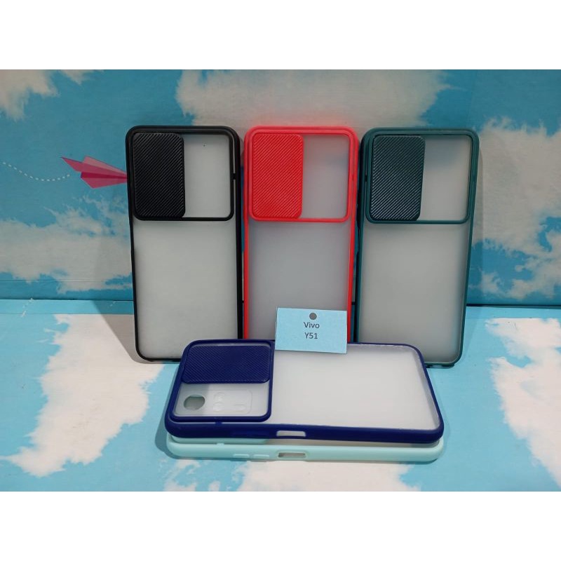 [JH] Vivo Y51/Y53A/Y72 5G CASE BUMPER CHOICE+PROTEKTOR PENUTUP KAMERA