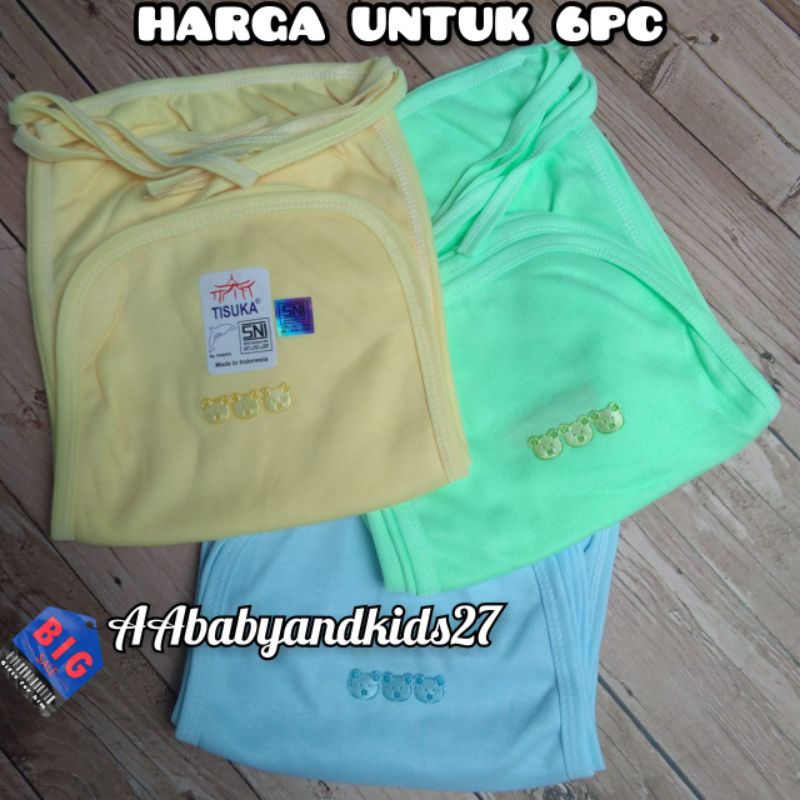 DOLPHIN 6PC Popok Bayi Tali Murah Lembut dan SNI 100% Cotton