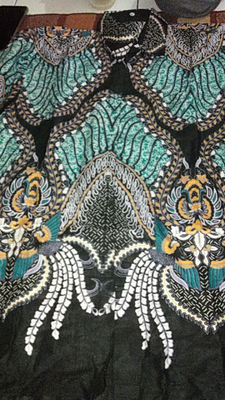 Batik Couple / Batik Keluarga Jumbo Dan Standar Motif Madu Toska Terlaris Termurah