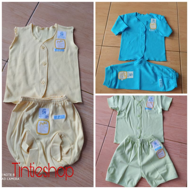 Baju Bayi Newborn Baru lahir 0-3 Bulan (3 stelan )