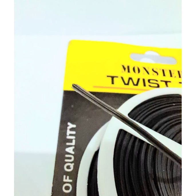 Kabel Twist Tie 50m Hitam 50 meter Magic Twister Pengikat Kabel