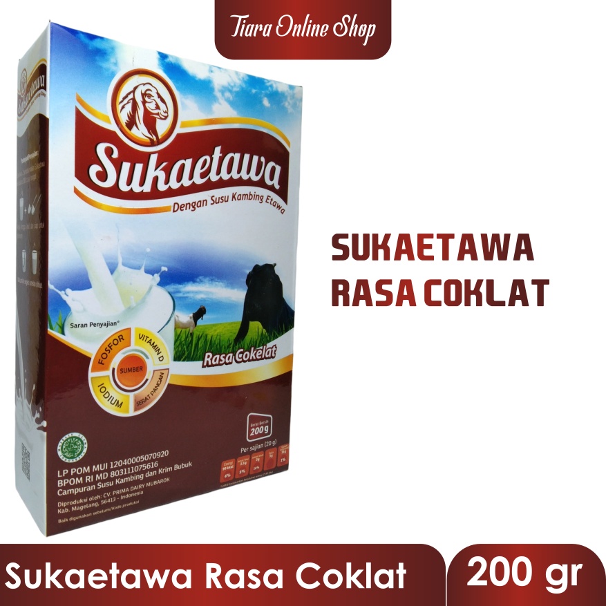 Susu Kambing Etawa SUKAETAWA 200 Gram | Susu Kambing | Susu Etawa |