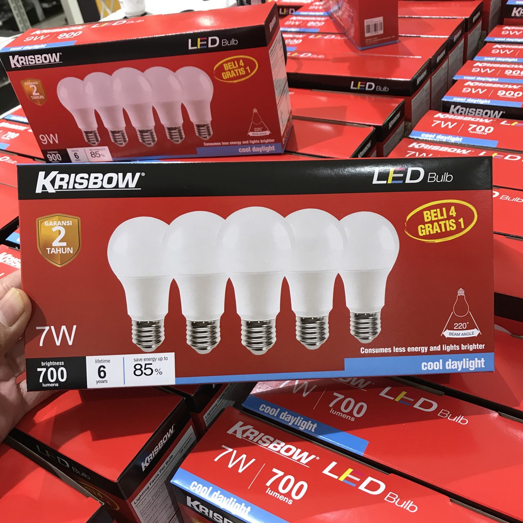 Bohlam LED Bulb Krisbow 7 Watt