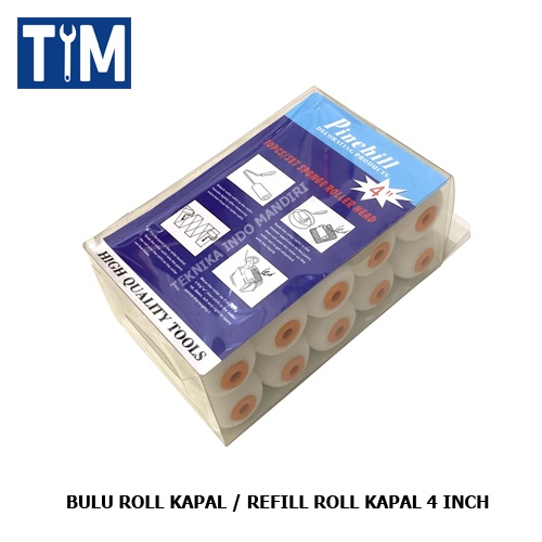 PINEHILL Refill Kuas Rol Kapal 4 INCH ( BUSA ) / Isi Ulang Roll Kapal ( HARGA ECERAN )