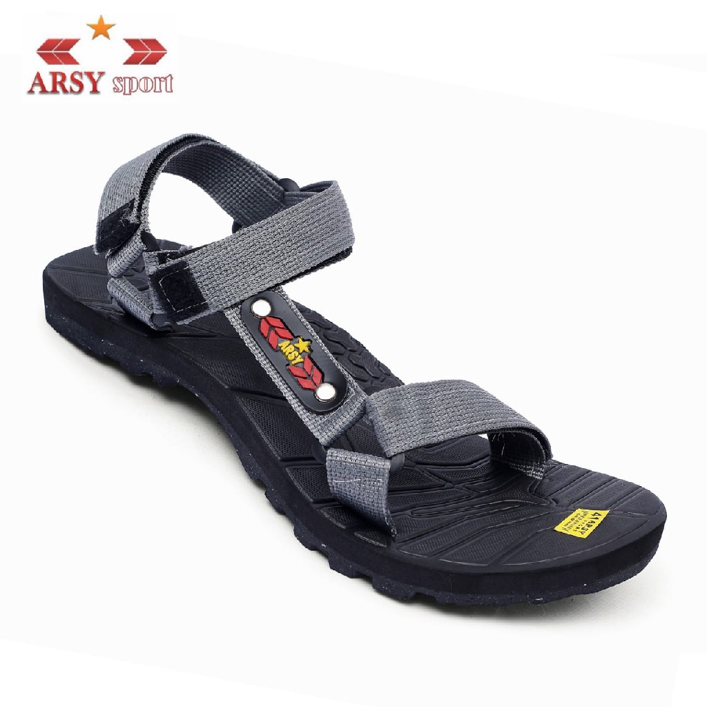 ARSY sport  Sandal  Gunung Pria  Silver Shopee Indonesia