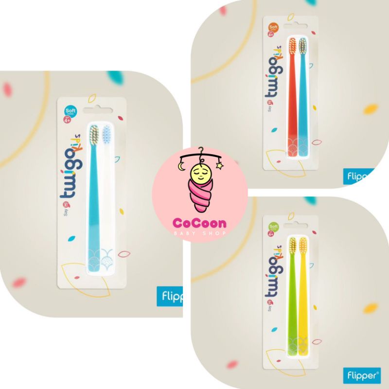 Twigo Kids Toothbrush Set / Sikat Gigi Anak Anak / Gosok Gigi