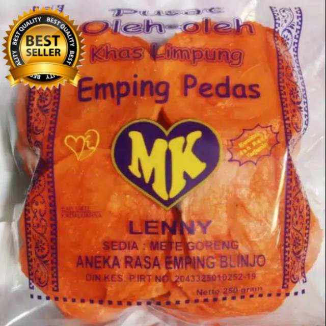 EMPING BLINJO MK PEDAS MANIS MENTAH 1KG EXPORT QUALITY