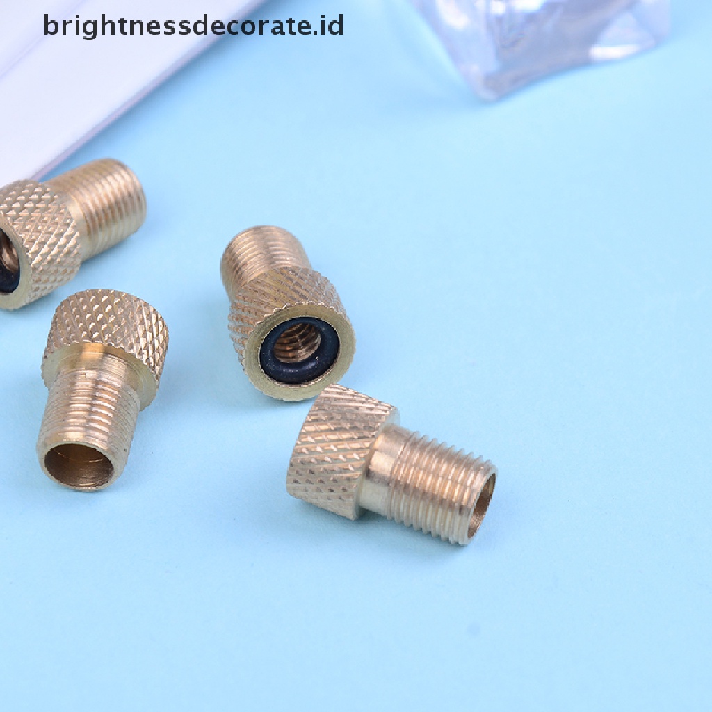 4pcs / Set Adaptor Konverter Katup Tabung Pompa Sepeda Ukuran 1.5cm