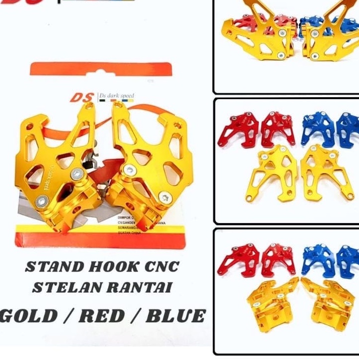 stan hook variasi tutup arm /stelan rantai variasi  stand hook UNIVERSAL  stanhook satria Fu 150 sonic Vixion Cb/cbr Dll