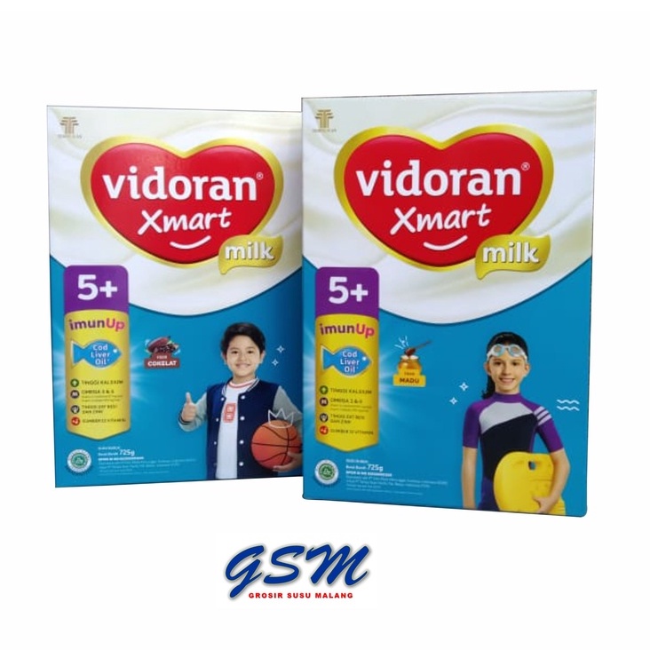 Vidoran Xmart 5 Madu, Coklat 700gr