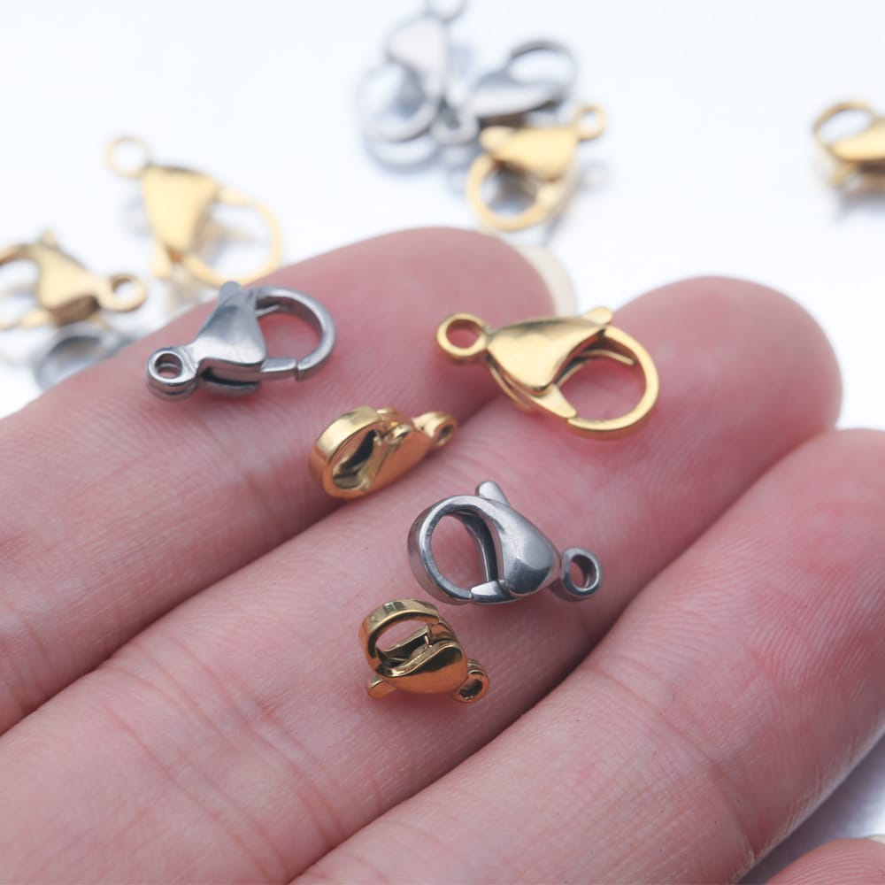 Kait Lobster Kait Kalung / Kait Gelang / Kait Udang Claps Stainless Steell/100-200Pc