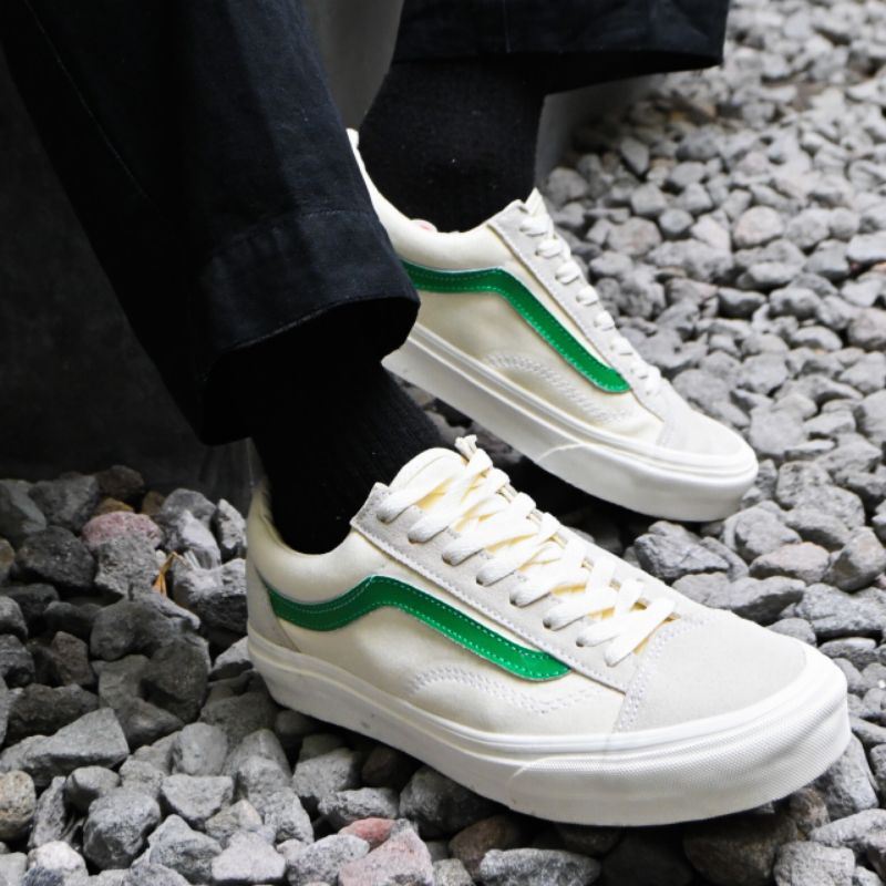 VANS STYLE 36 DECON SF MARSHMALLOW JOLLY GREEN