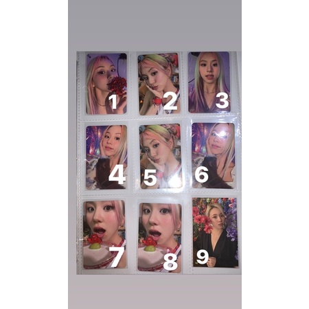 CHAEYOUNG TWICE PC PHOTOCARD TASTE OF LOVE CHAE GELAS CHAE COCKTAIL